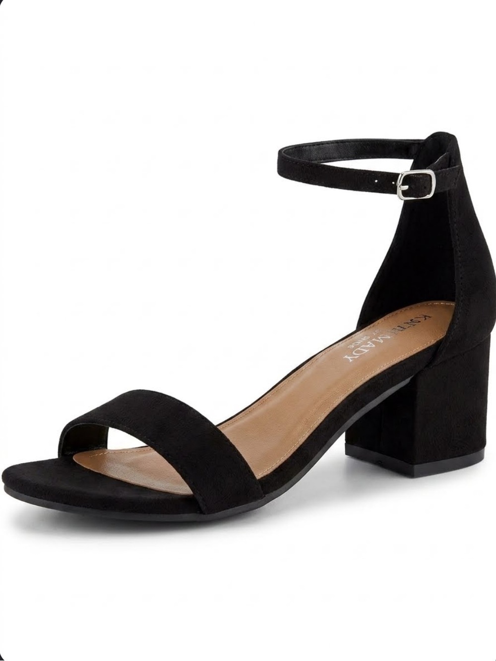 Naturalizer Women's Black Ankle Strap Sandals